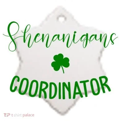 Shenanigans Coordinator Ceramic Ornament