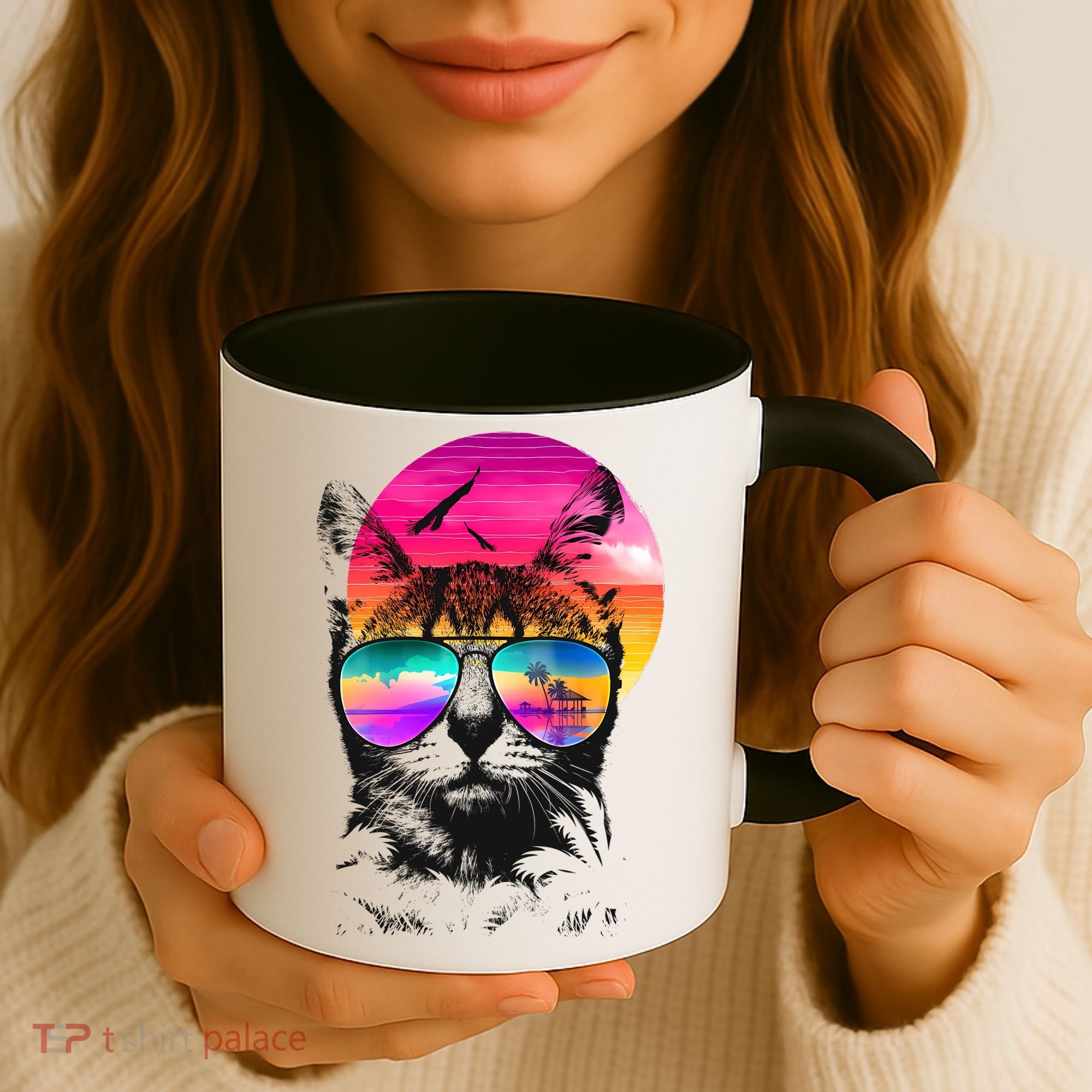 Summer Cat Coffee Mug