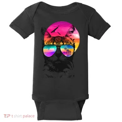 Summer Cat Baby Bodysuit