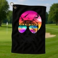 Summer Cat Golf Towel thumb 1