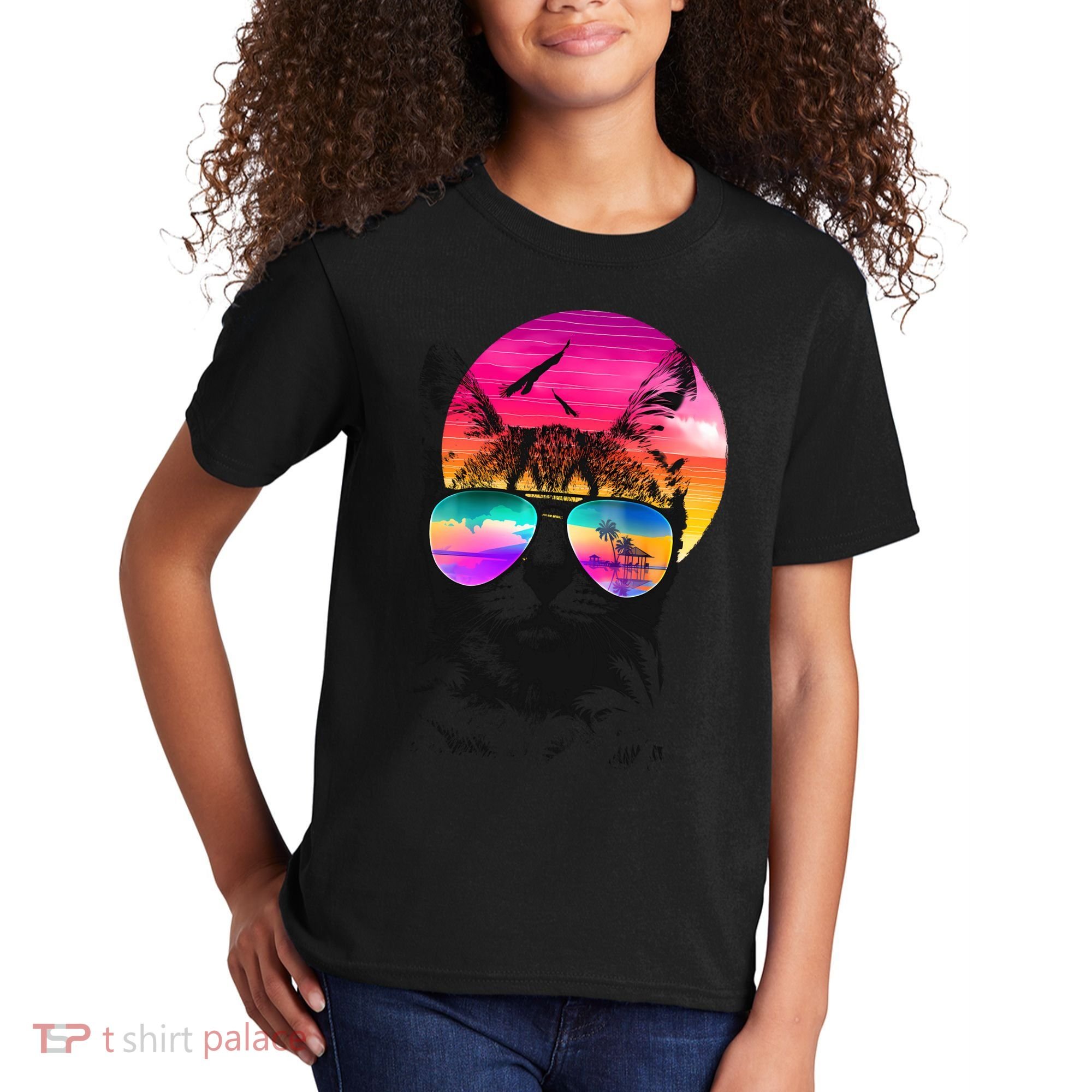 Summer Cat Kids T-Shirt