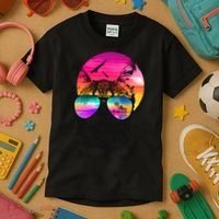 Summer Cat Kids T-Shirt thumb 3