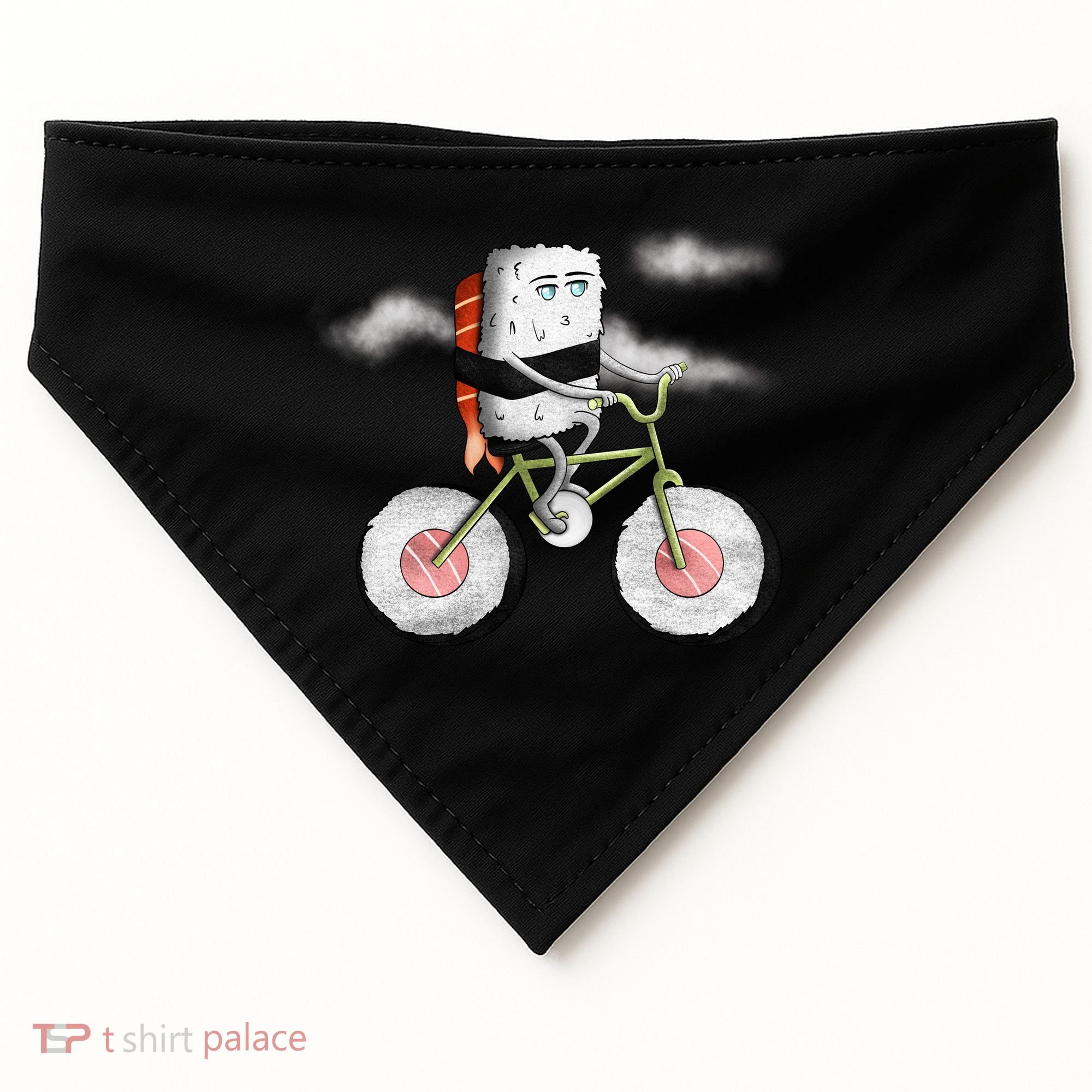 Sushi Cycling USA-Made Doggie Bandana