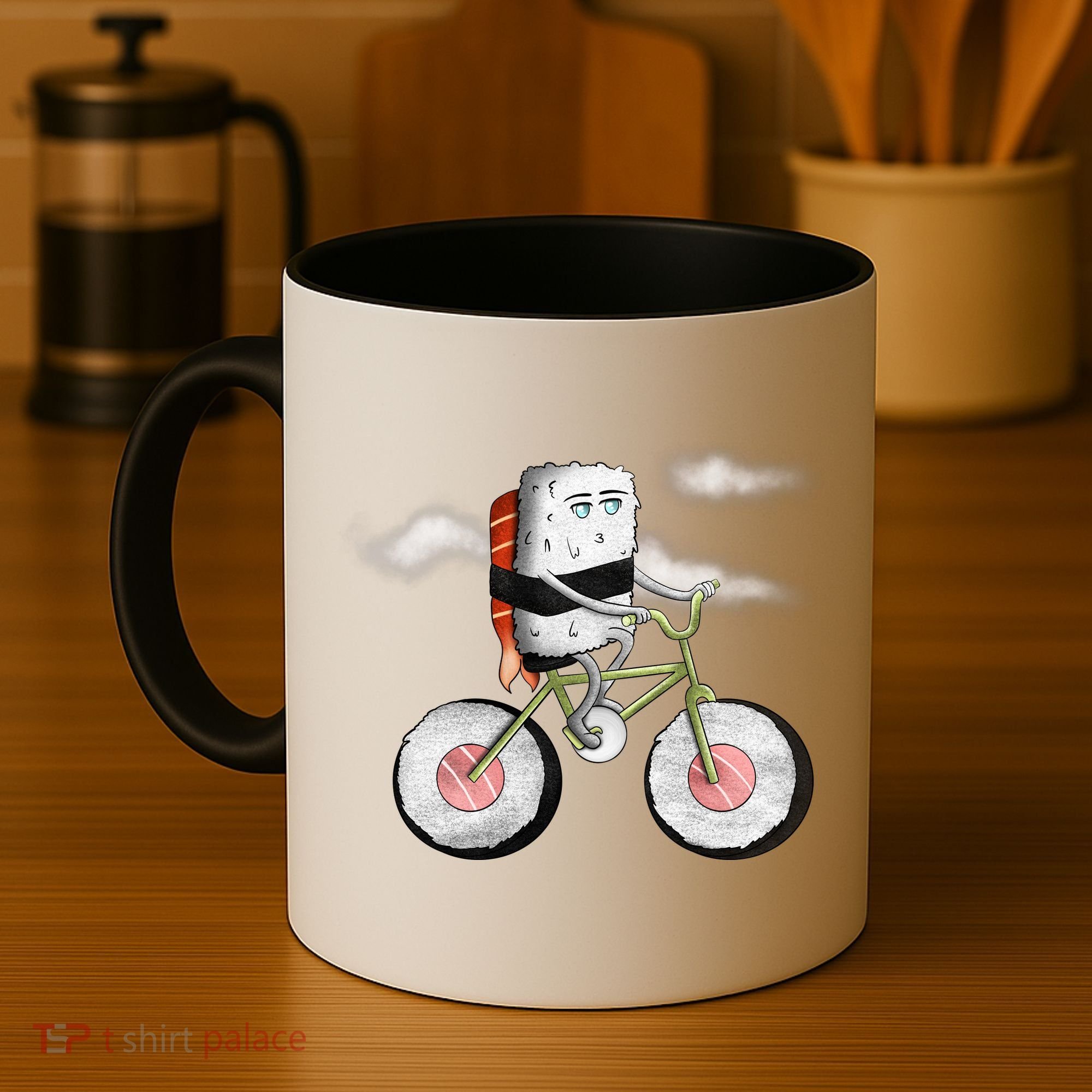 Sushi Cycling Coffee Mug