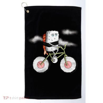 Sushi Cycling Golf Towel
