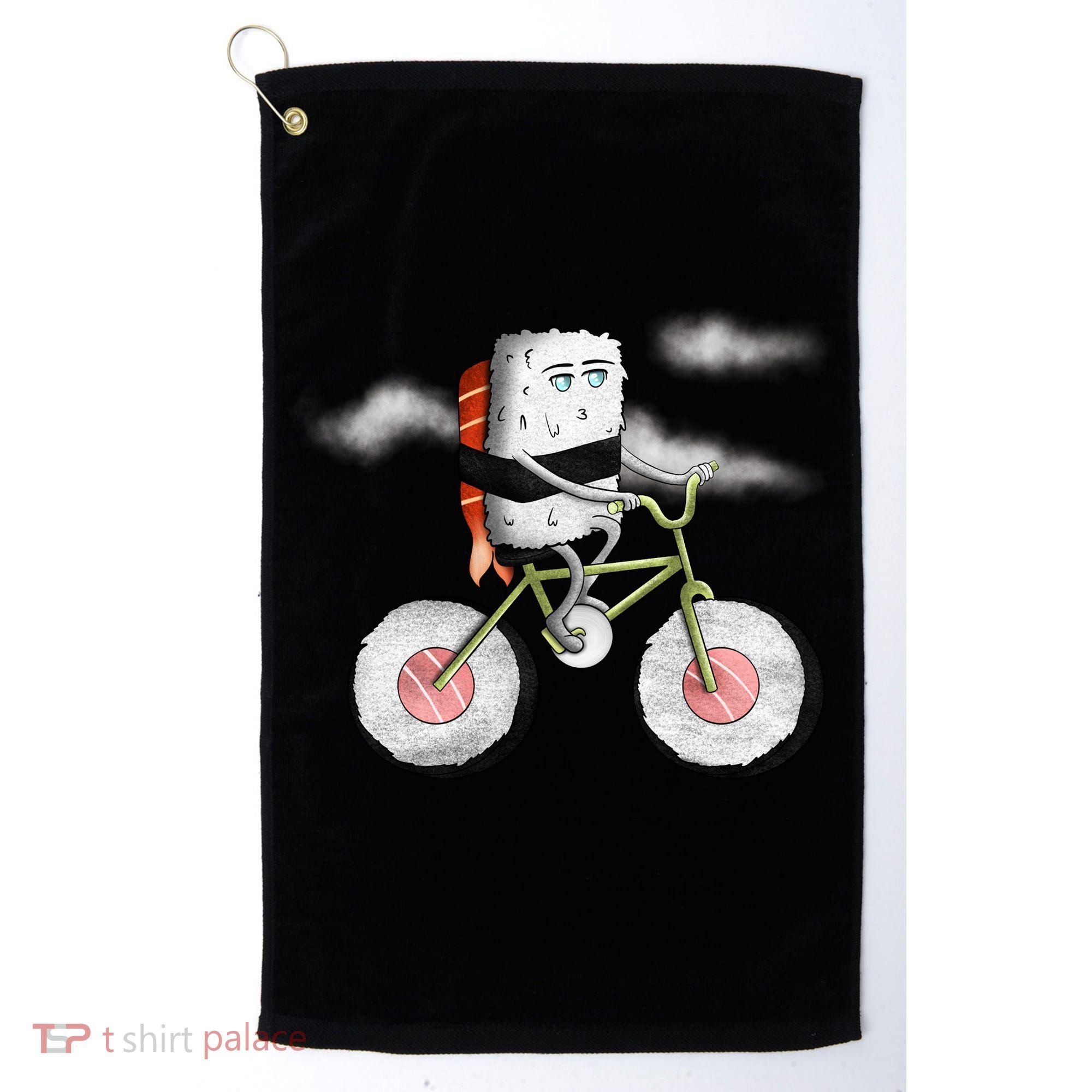 Sushi Cycling Golf Towel