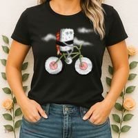 Sushi Cycling Women's T-Shirt thumb 2