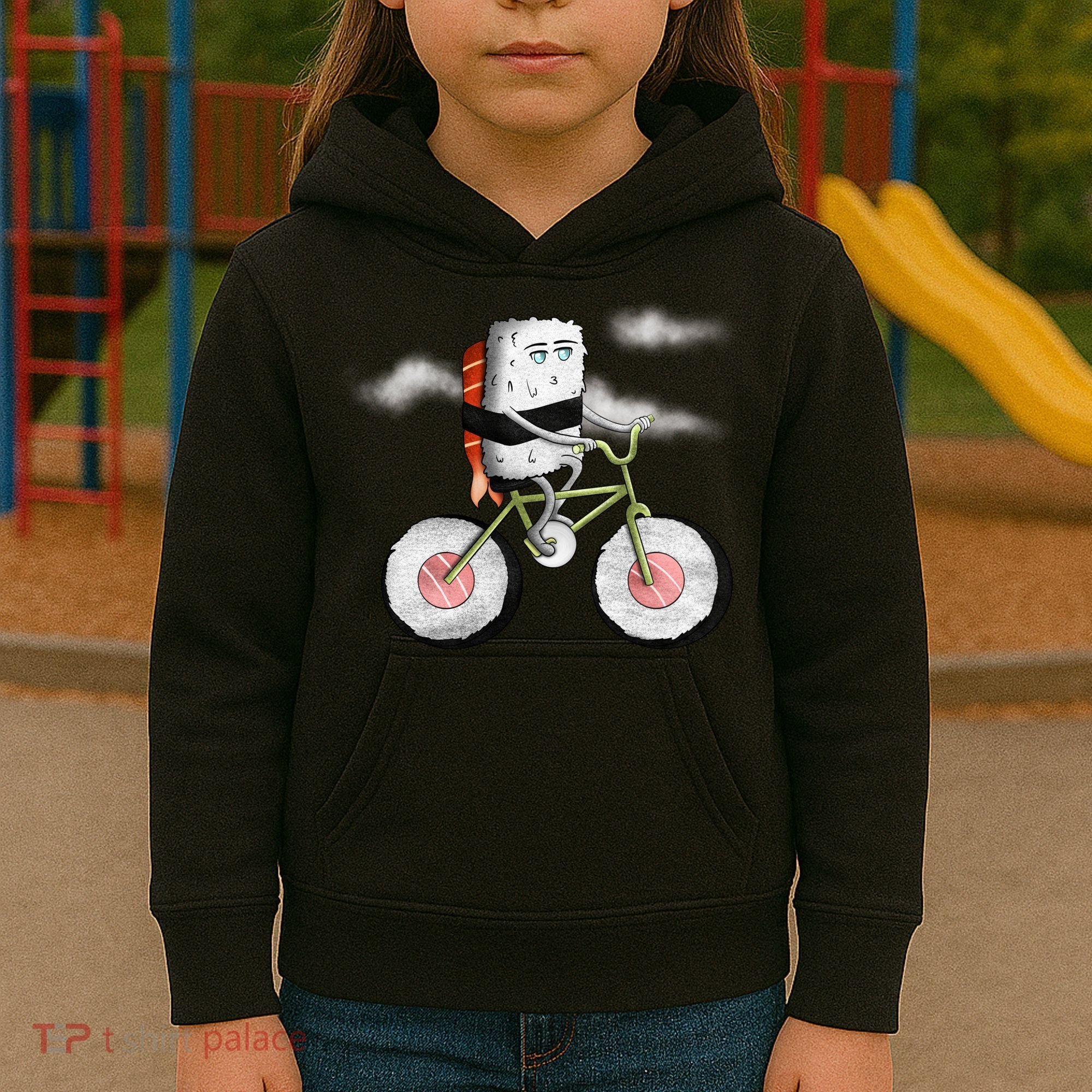 Sushi Cycling Kids Hoodie