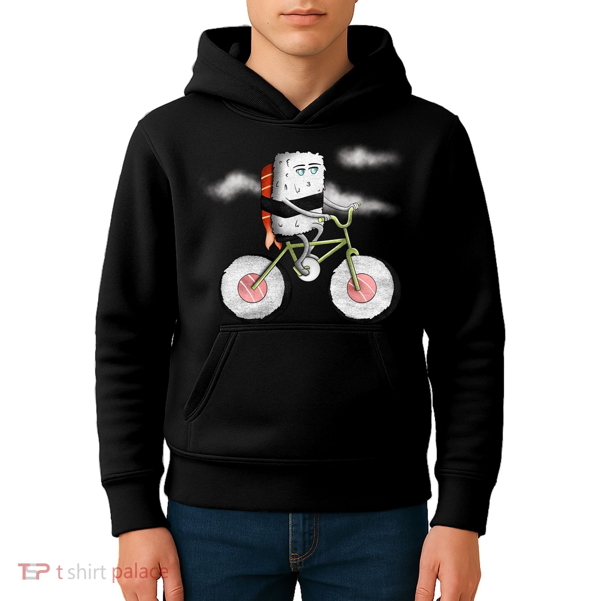 Sushi Cycling Kids Hoodie