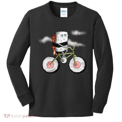 Sushi Cycling Kids Long Sleeve Shirt