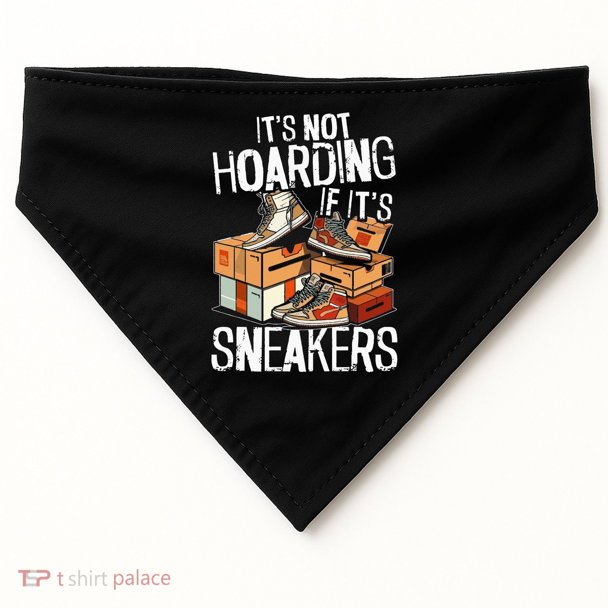 Shoe Collector Sneakerhead Shoe Lover I Love Sneakers USA-Made Doggie Bandana