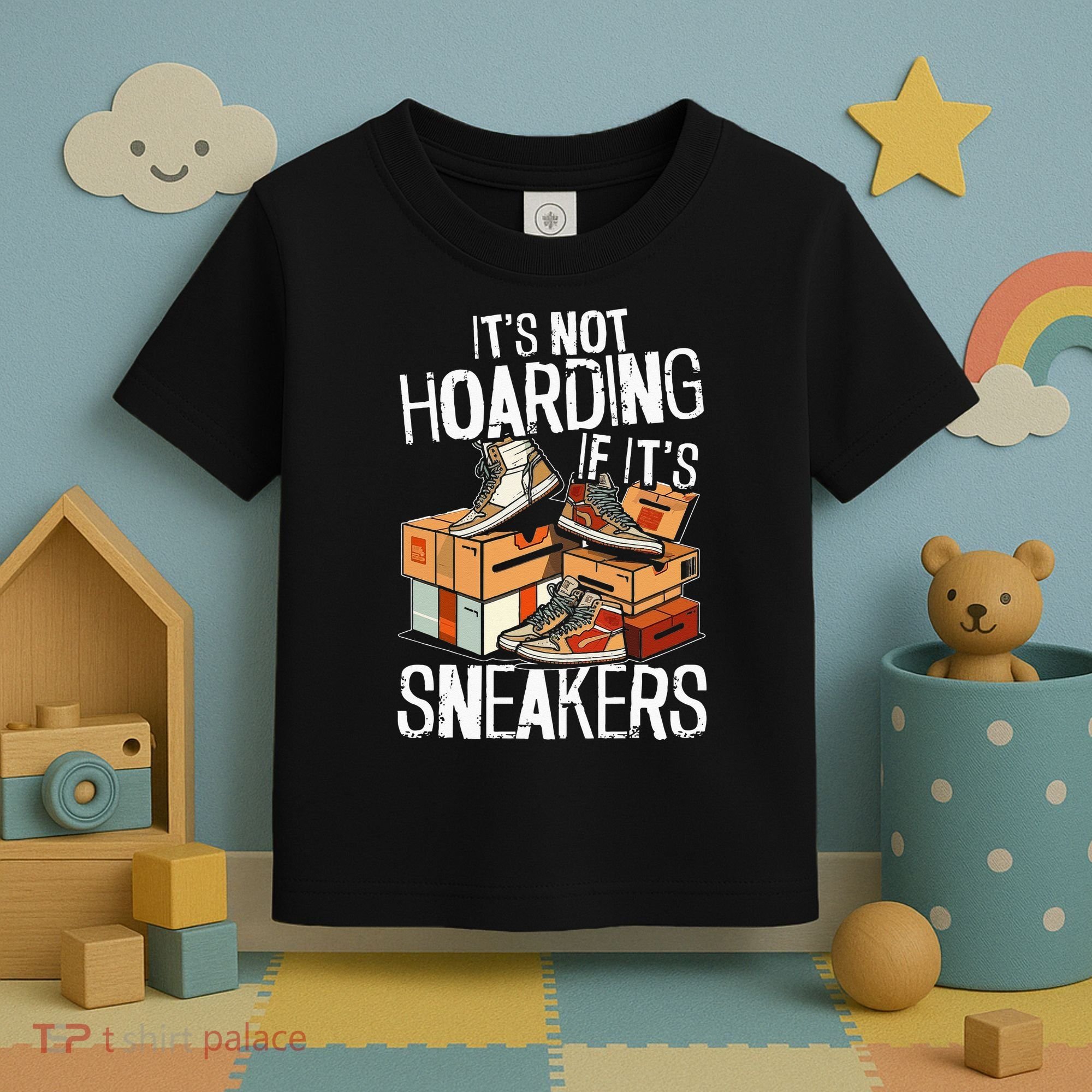 Shoe Collector Sneakerhead Shoe Lover I Love Sneakers Toddler T-Shirt
