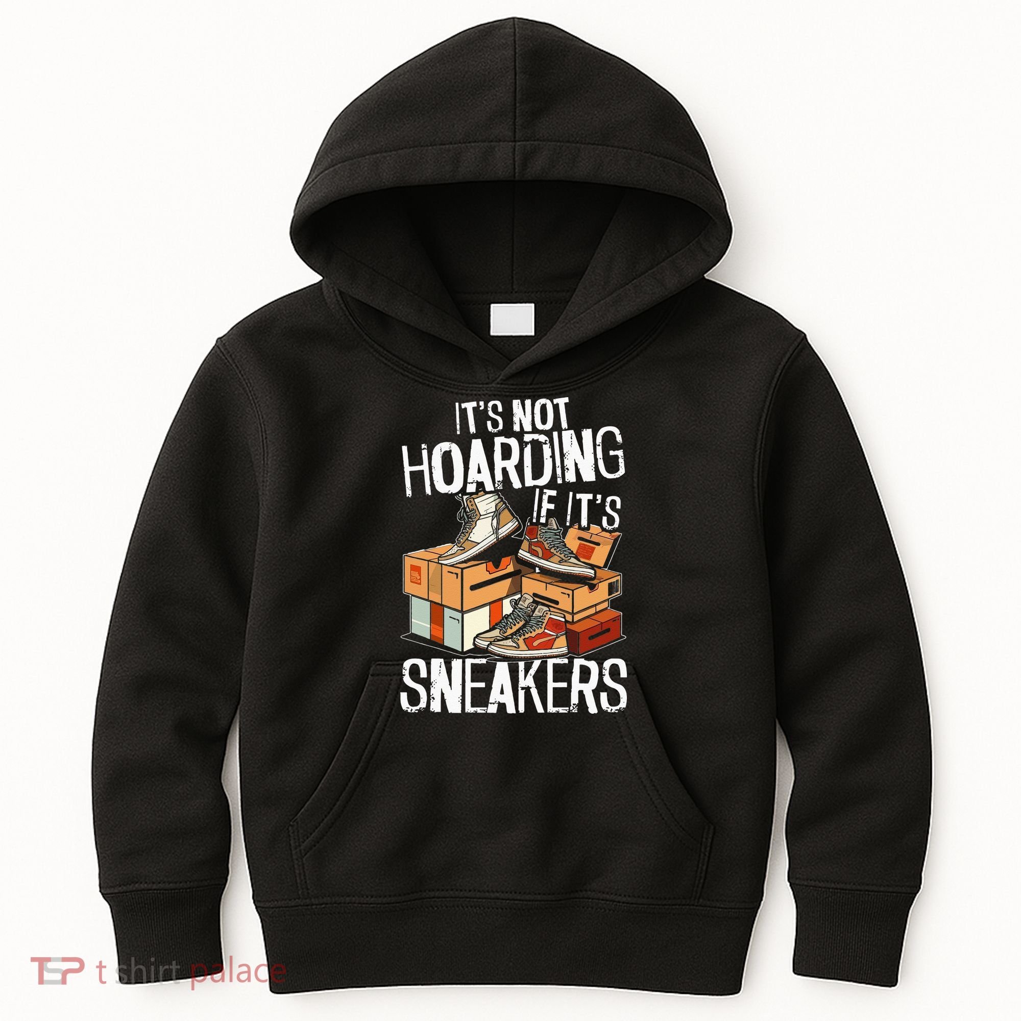 Shoe Collector Sneakerhead Shoe Lover I Love Sneakers Kids Hoodie