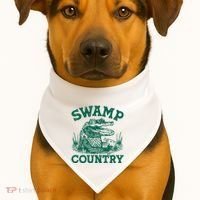 Swamp Country USA-Made Doggie Bandana thumb 1