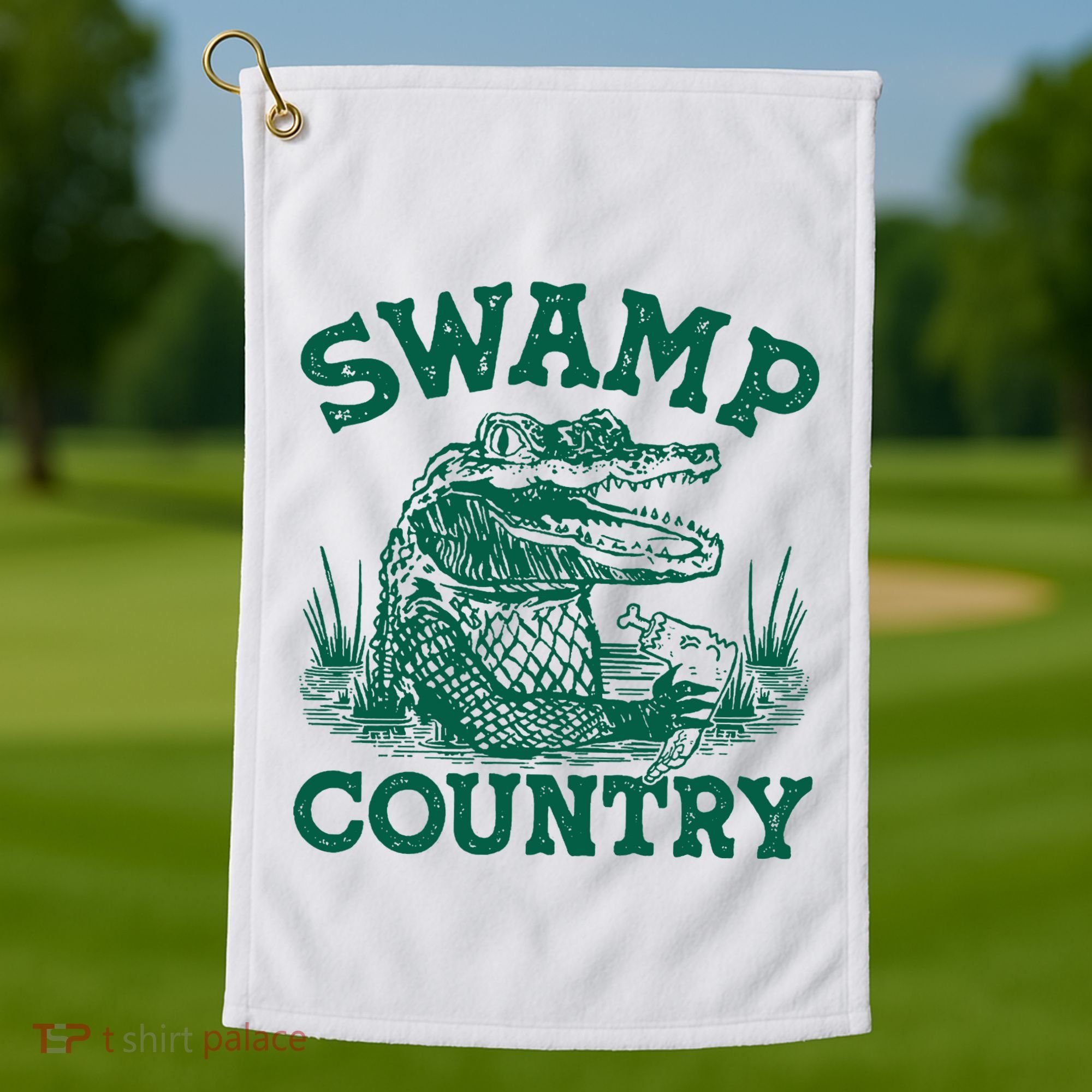 Swamp Country Golf Towel