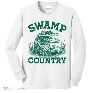 Swamp Country Kids Long Sleeve Shirt