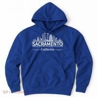 Sacramento California Skyline Travel to Sacramento Hoodie thumb 0