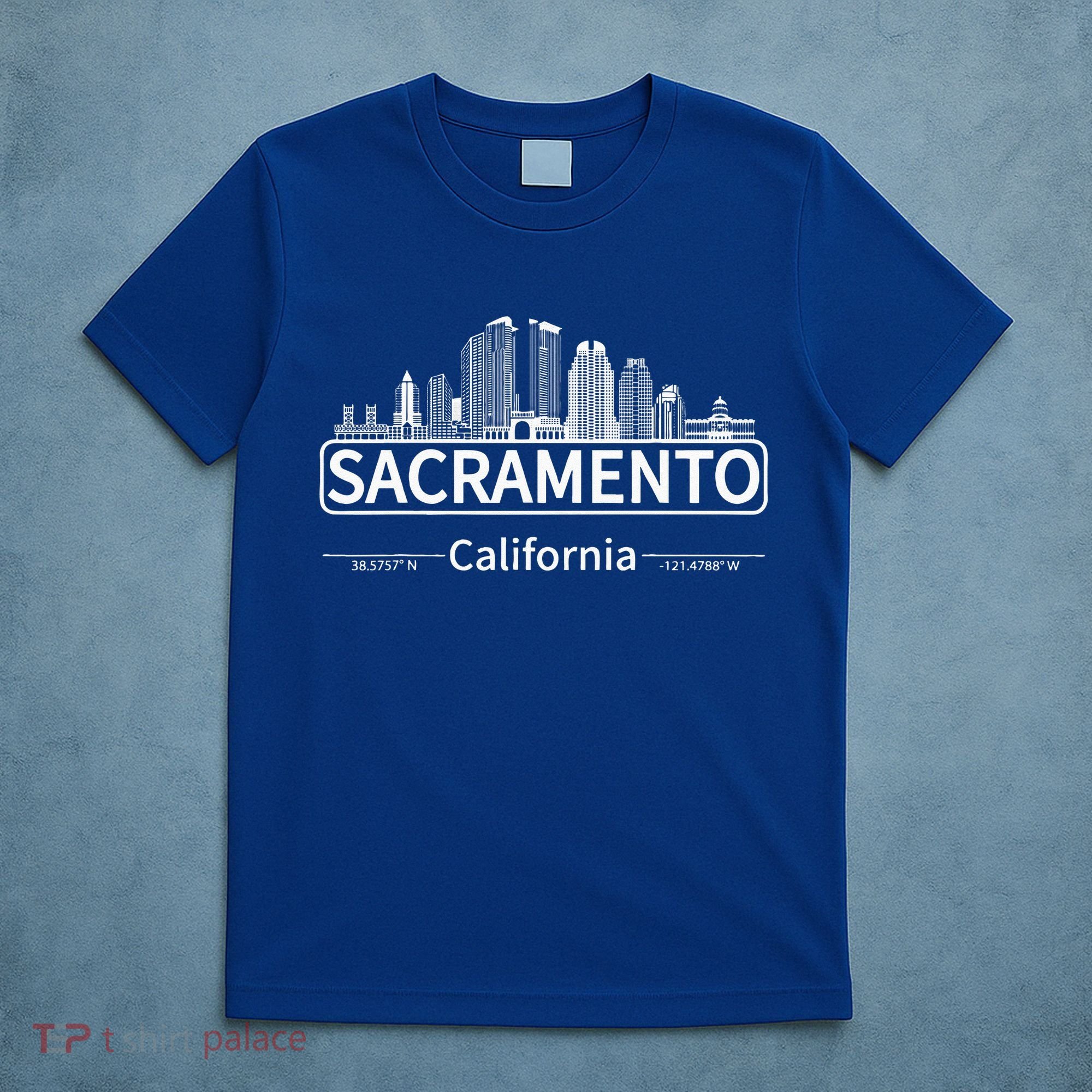 Sacramento California Skyline Travel to Sacramento T-Shirt