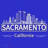 Sacramento California Skyline Travel to Sacramento Mousepad thumb 1