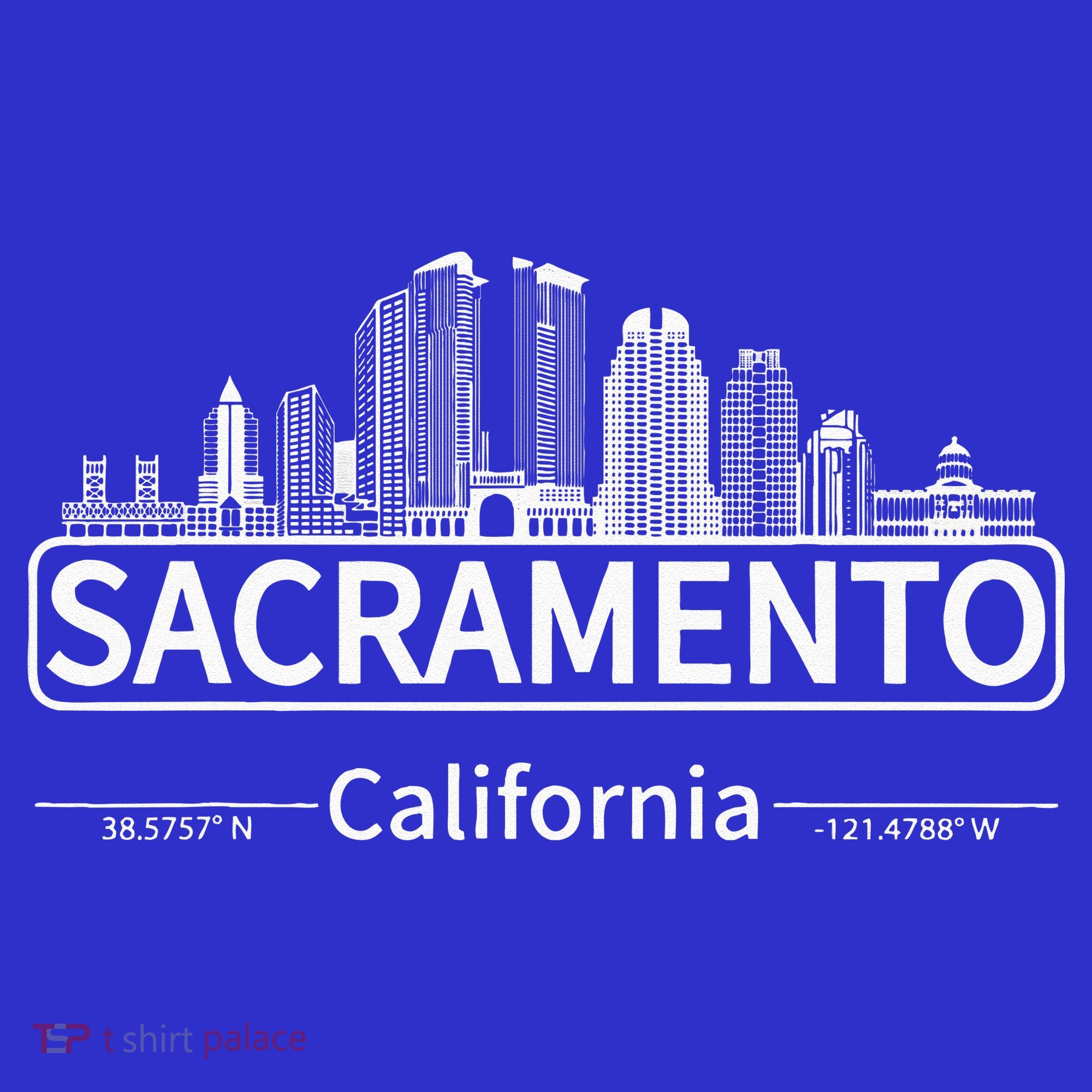Sacramento California Skyline Travel to Sacramento Mousepad
