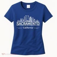 Sacramento California Skyline Travel to Sacramento Women's T-Shirt thumb 0