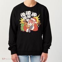 Santa Claus Smoking Hookah Women's Sweatshirt thumb 0