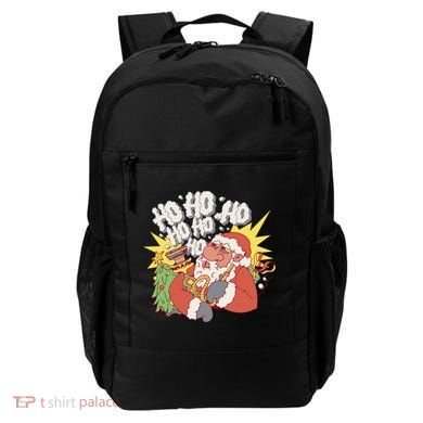 Santa Claus Smoking Hookah Backpack