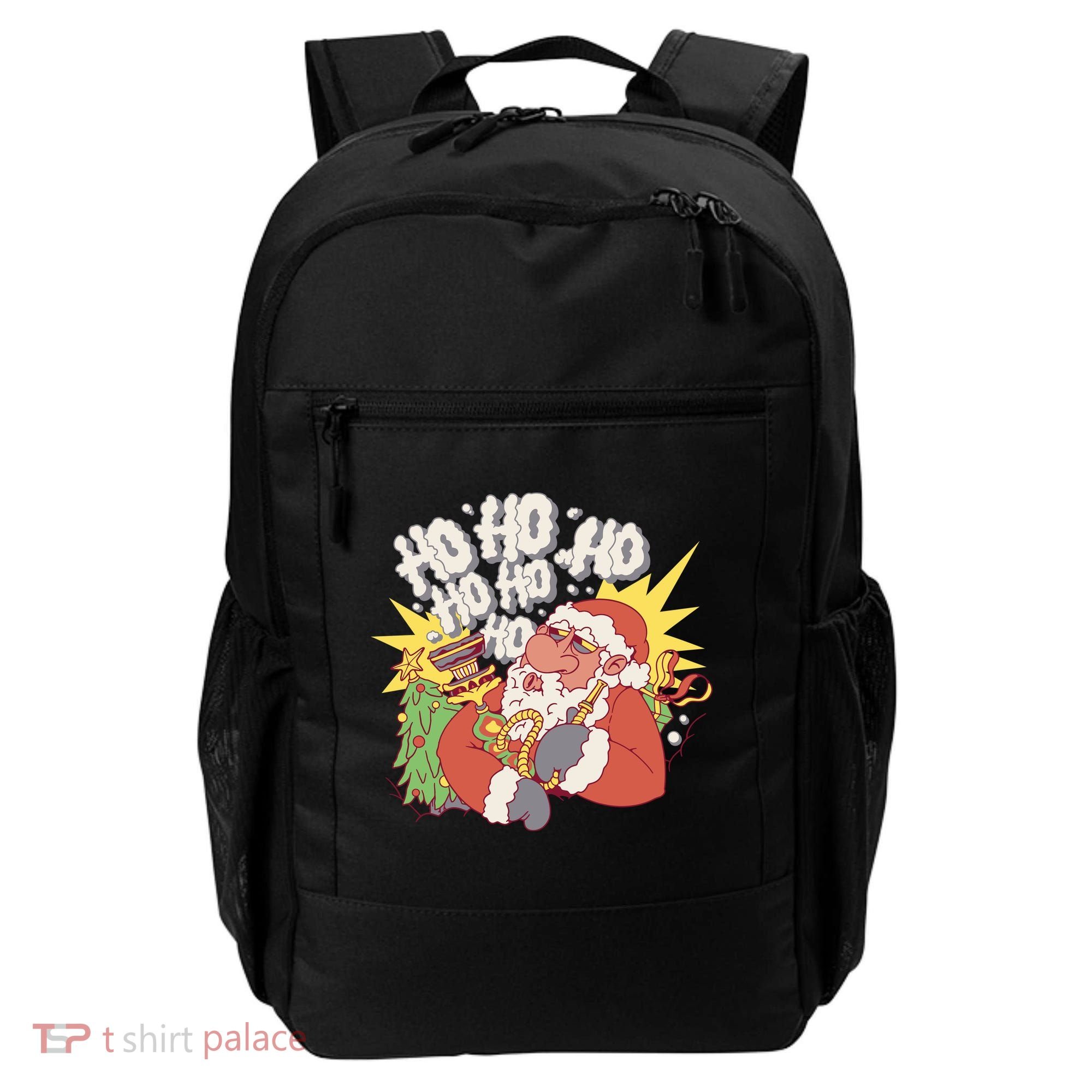 Santa Claus Smoking Hookah Backpack