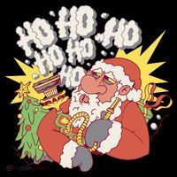 Santa Claus Smoking Hookah Tote Bag thumb 4