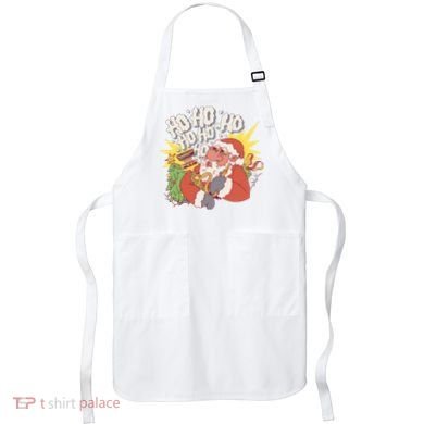 Santa Claus Smoking Hookah Apron