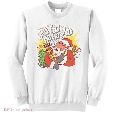 Santa Claus Smoking Hookah Sweatshirt