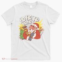 Santa Claus Smoking Hookah T-Shirt thumb 0
