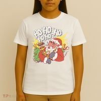 Santa Claus Smoking Hookah T-Shirt thumb 4