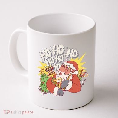 Santa Claus Smoking Hookah Coffee Mug