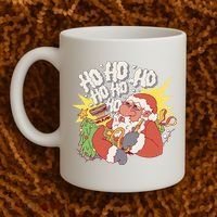 Santa Claus Smoking Hookah Coffee Mug thumb 2