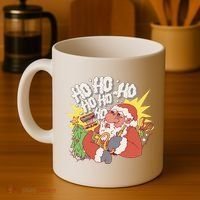 Santa Claus Smoking Hookah Coffee Mug thumb 4
