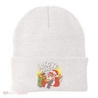 Santa Claus Smoking Hookah Beanie thumb 0