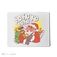 Santa Claus Smoking Hookah Mousepad thumb 0