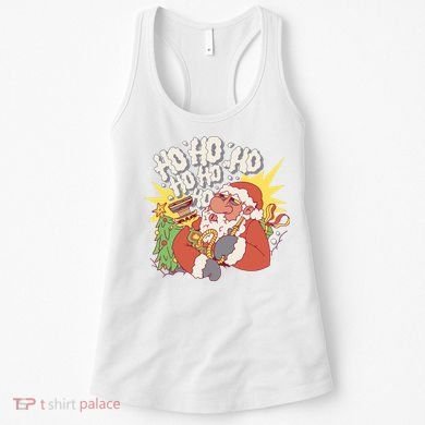 Santa Claus Smoking Hookah Women's Tank Top