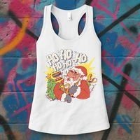 Santa Claus Smoking Hookah Women's Tank Top thumb 3