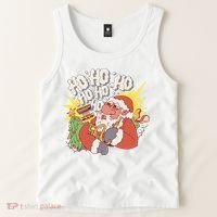 Santa Claus Smoking Hookah Tank Top thumb 2