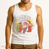 Santa Claus Smoking Hookah Tank Top thumb 3