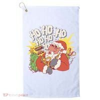 Santa Claus Smoking Hookah Golf Towel thumb 0