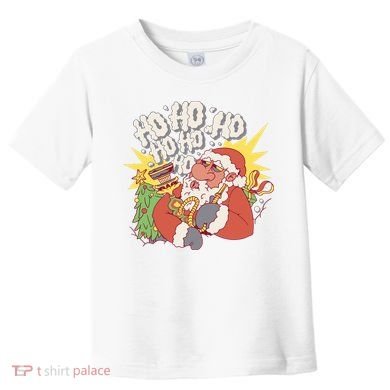 Santa Claus Smoking Hookah Toddler T-Shirt