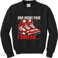 Shoe Collector Sneakerhead Shoe Lover I Love Sneakers Kids Sweatshirt thumb 0