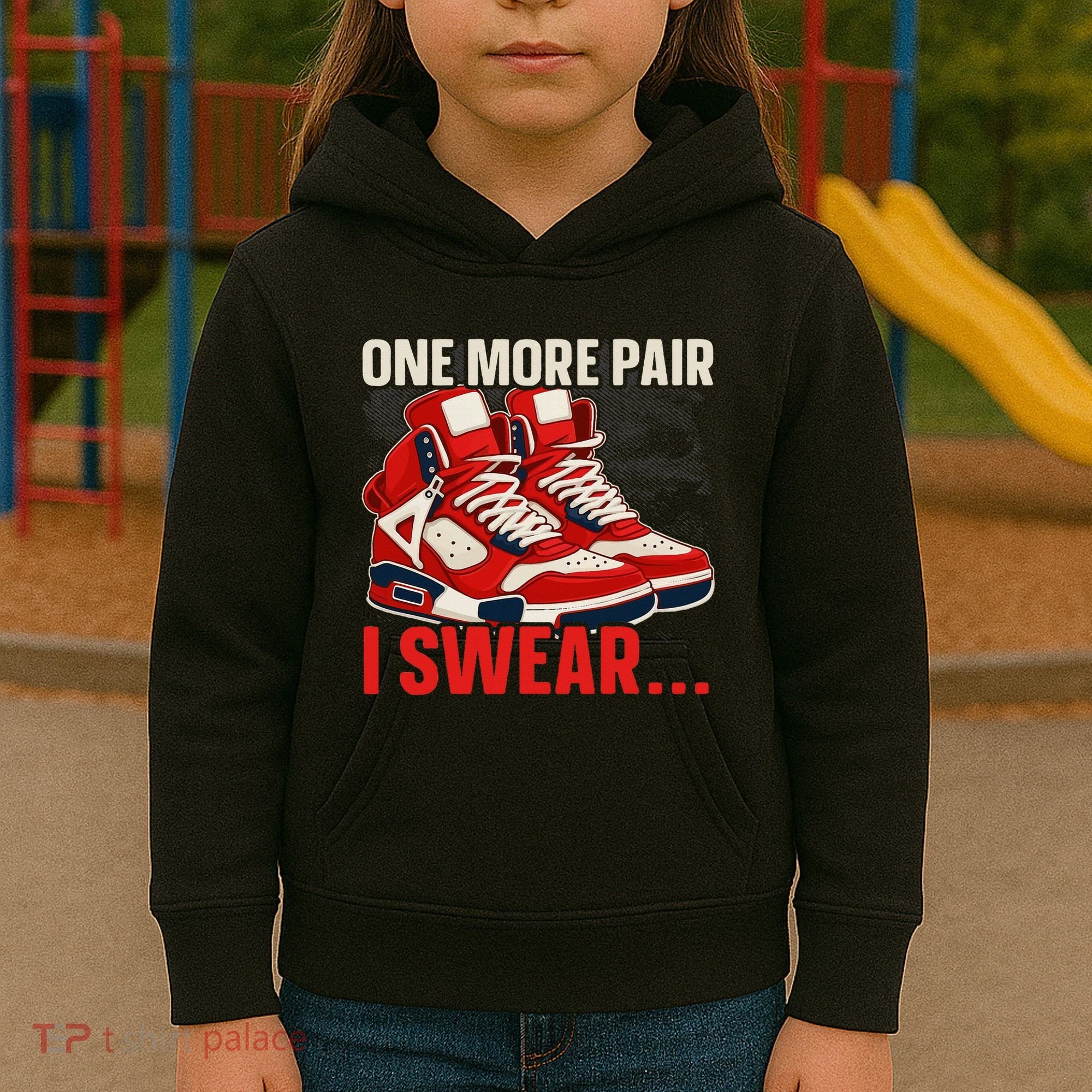 Shoe Collector Sneakerhead Shoe Lover I Love Sneakers Kids Hoodie