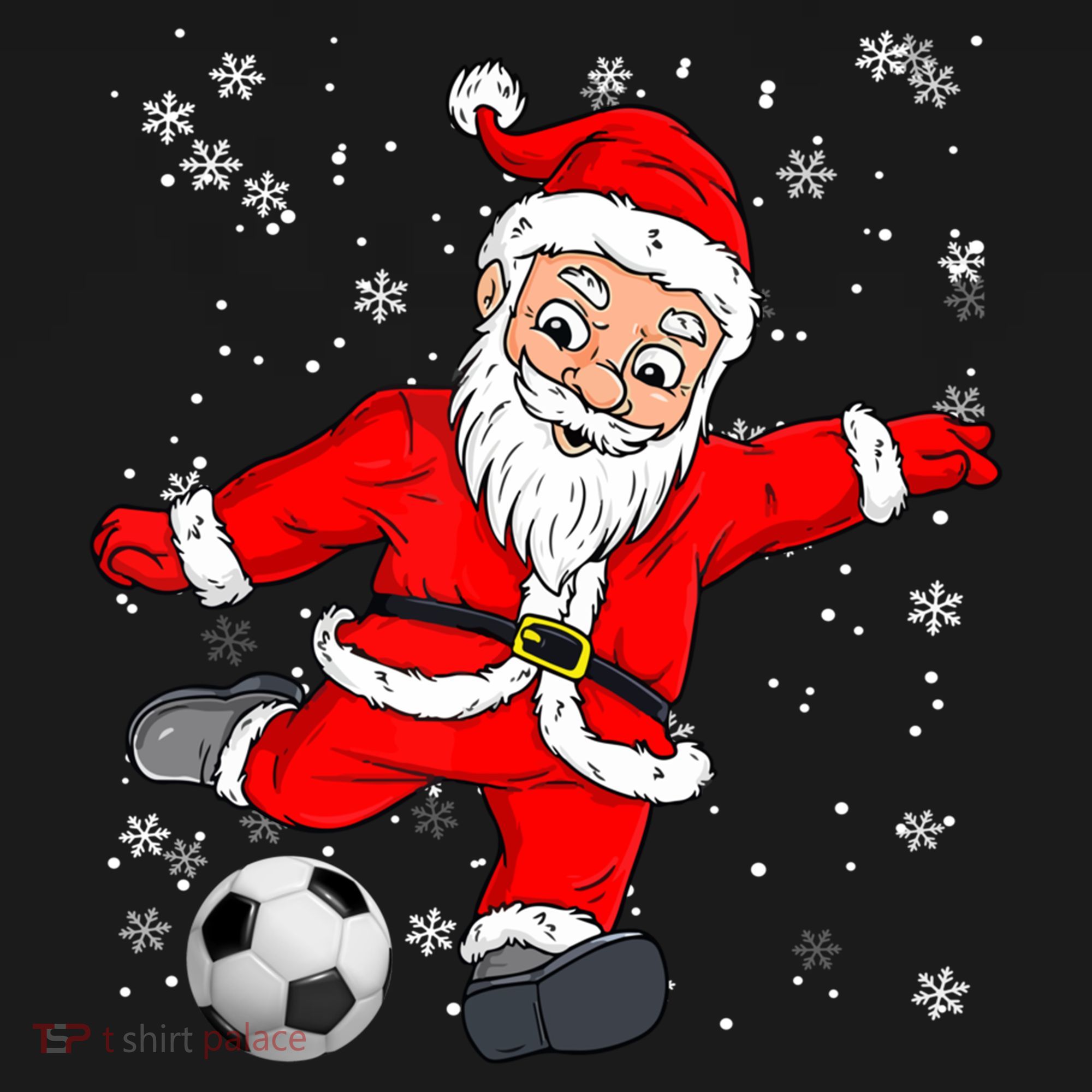 Santa Claus Soccer Christmas Xmas Party Sport Lover Funny Gift Women's Hoodie