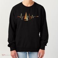 Sea Captain Sail Boat Heartbeat Boat Sailing Women's Sweatshirt thumb 0