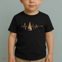Sea Captain Sail Boat Heartbeat Boat Sailing Toddler T-Shirt thumb 2