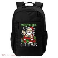 Santa Claus Smoking Weed Marryjuana Christmas 420 Backpack thumb 0